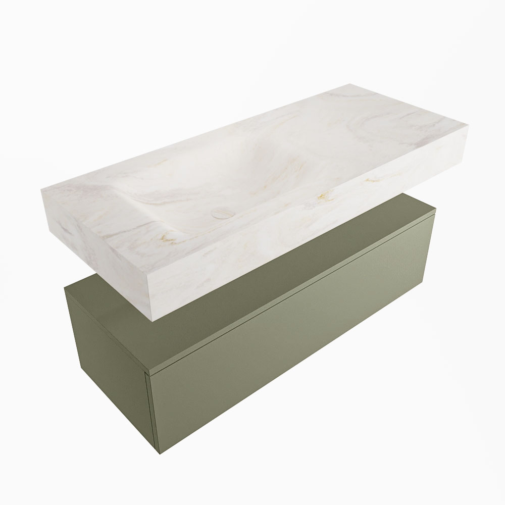 MONDIAZ ALAN-DLUX 110cm mueble de baño Army 1 cajón. Lavabo CLOUD Izquierda sin orificios color Ostra. 5 MONDIAZ ALAN-DLUX 110cm mueble de baño Army 1 cajón. Lavabo CLOUD Izquierda sin orificios color Ostra. - Imagen 5