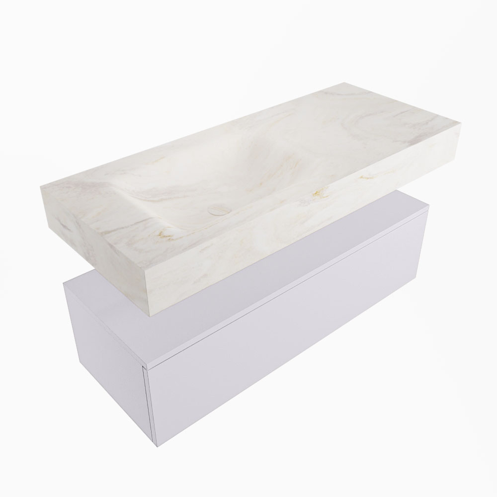 MONDIAZ ALAN-DLUX 110cm mueble de baño Cale 1 cajón. Lavabo CLOUD Izquierda 1 orificio color Ostra. 5 MONDIAZ ALAN-DLUX 110cm mueble de baño Cale 1 cajón. Lavabo CLOUD Izquierda 1 orificio color Ostra. - Imagen 5