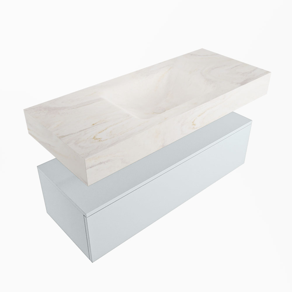 MONDIAZ ALAN-DLUX 110cm mueble de baño Clay 1 cajón. Lavabo CLOUD Centro 1 orificio color Ostra. 5 MONDIAZ ALAN-DLUX 110cm mueble de baño Clay 1 cajón. Lavabo CLOUD Centro 1 orificio color Ostra. - Imagen 5