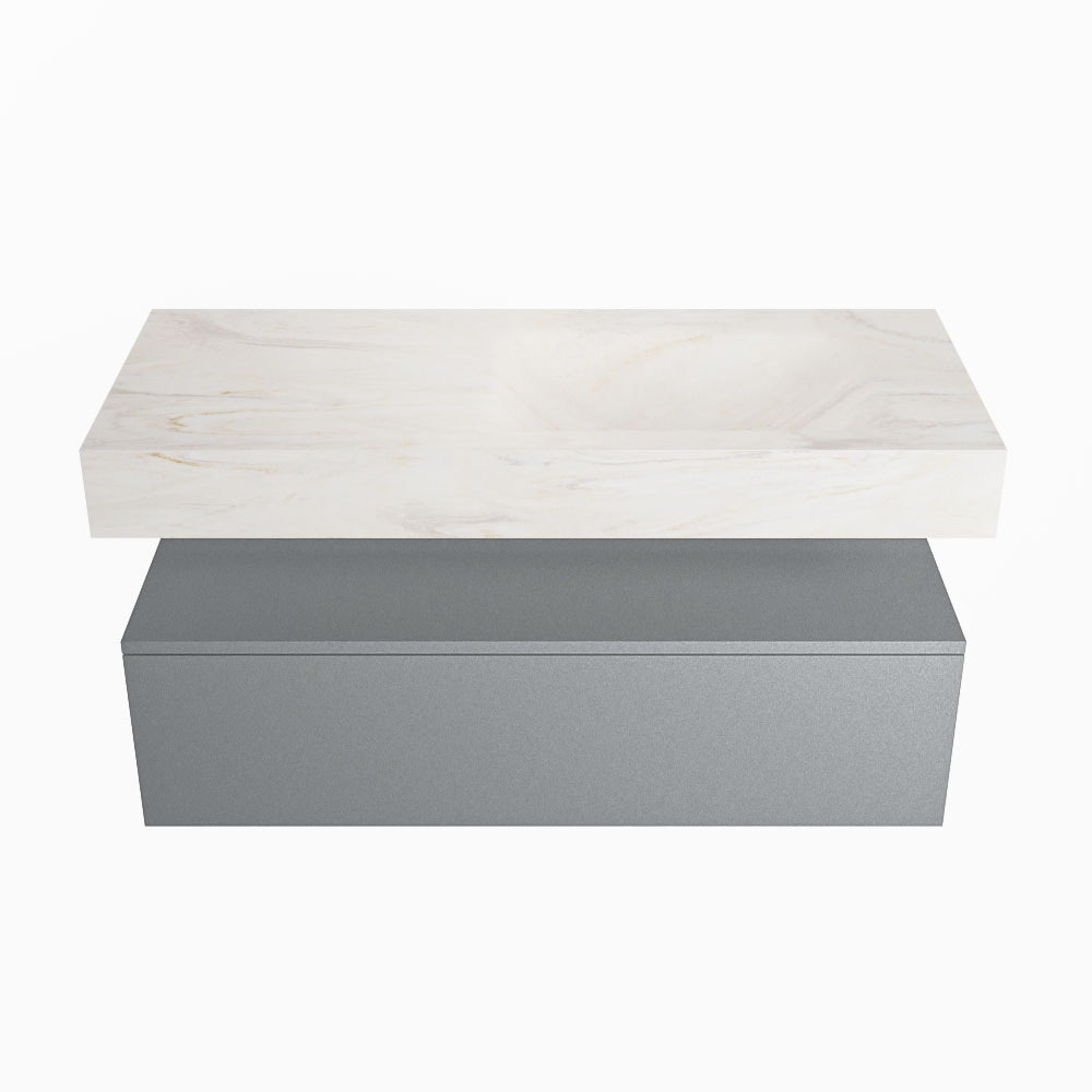 MONDIAZ ALAN-DLUX 110cm mueble de baño Plata 1 cajón. Lavabo CLOUD Derecho sin orificios color Ostra. 4 MONDIAZ ALAN-DLUX 110cm mueble de baño Plata 1 cajón. Lavabo CLOUD Derecho sin orificios color Ostra. - Imagen 4