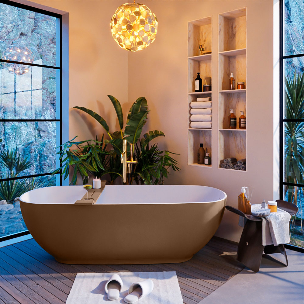 MONDIAZ ALAN-DLUX 100cm mueble de baño Rust 1 cajón. Lavabo CLOUD Centro sin orificios color Ostra. 7 MONDIAZ ALAN-DLUX 100cm mueble de baño Rust 1 cajón. Lavabo CLOUD Centro sin orificios color Ostra. - Imagen 7