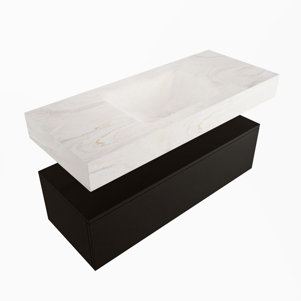 MONDIAZ ALAN-DLUX 110cm mueble de baño Urban 1 cajón. Lavabo CLOUD Centro sin orificios color Ostra. 5 MONDIAZ ALAN-DLUX 110cm mueble de baño Urban 1 cajón. Lavabo CLOUD Centro sin orificios color Ostra. - Imagen 5