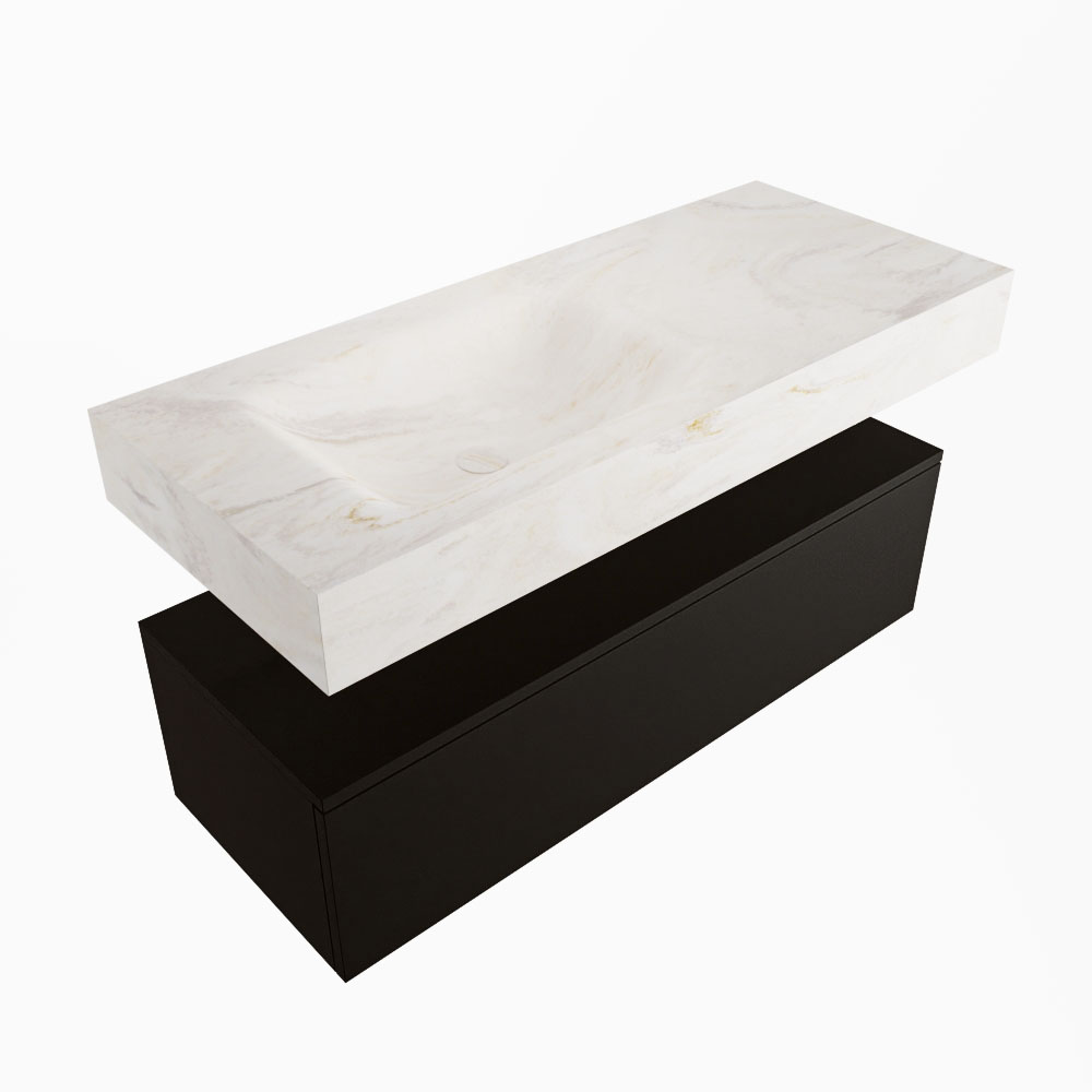 MONDIAZ ALAN-DLUX 110cm mueble de baño Urban 1 cajón. Lavabo CLOUD Izquierda sin orificios color Ostra. 5 MONDIAZ ALAN-DLUX 110cm mueble de baño Urban 1 cajón. Lavabo CLOUD Izquierda sin orificios color Ostra. - Imagen 5