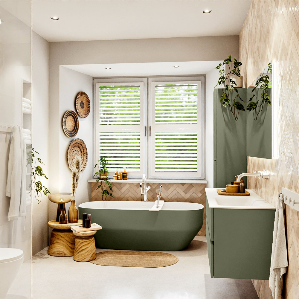 MONDIAZ VICA 130cm mueble de baño Army 2 cajones. Lavabo CLOUD Derecho sin orificio color Talc con espejo LED. 3 MONDIAZ VICA 130cm mueble de baño Army 2 cajones. Lavabo CLOUD Derecho sin orificio color Talc con espejo LED. - Imagen 3