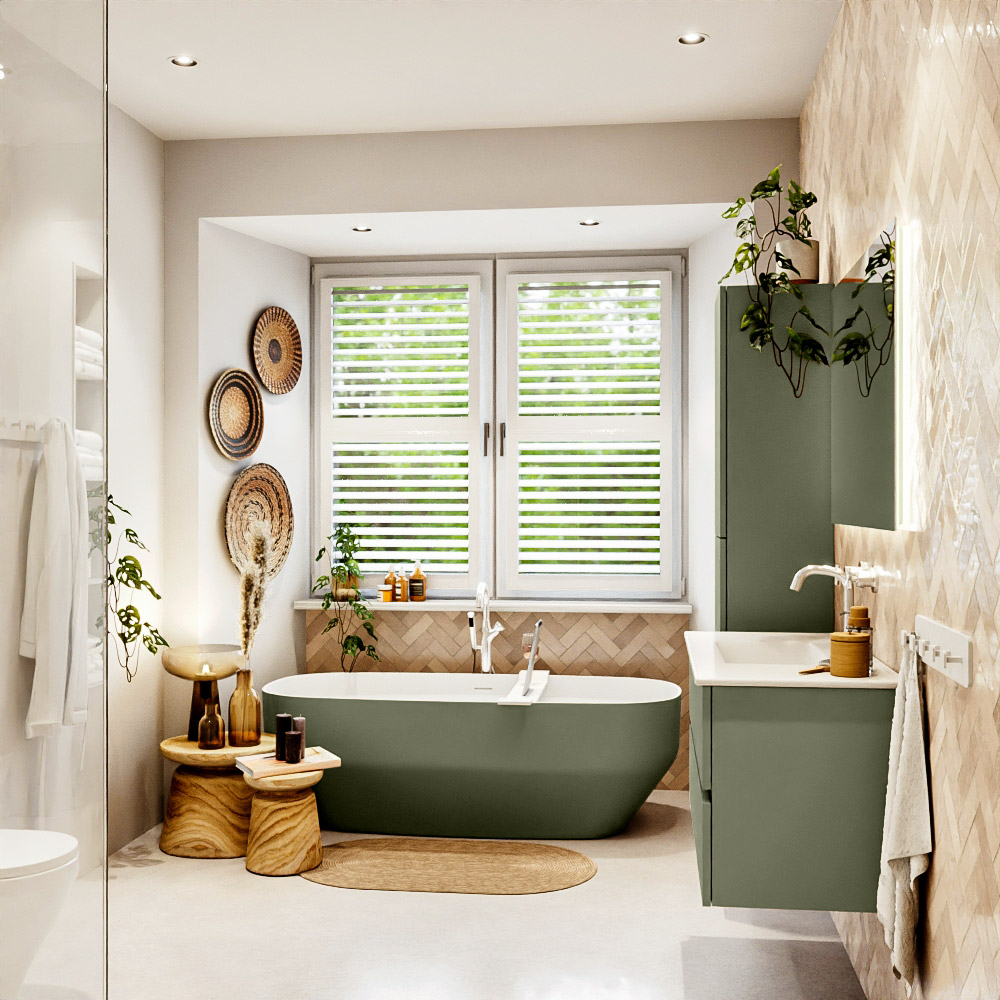 MONDIAZ VICA 100cm mueble de baño Army 2 cajones. Lavabo DENIA Centro 1 orificio color Blanco brillo con espejo LED. 3 MONDIAZ VICA 100cm mueble de baño Army 2 cajones. Lavabo DENIA Centro 1 orificio color Blanco brillo con espejo LED. - Imagen 3
