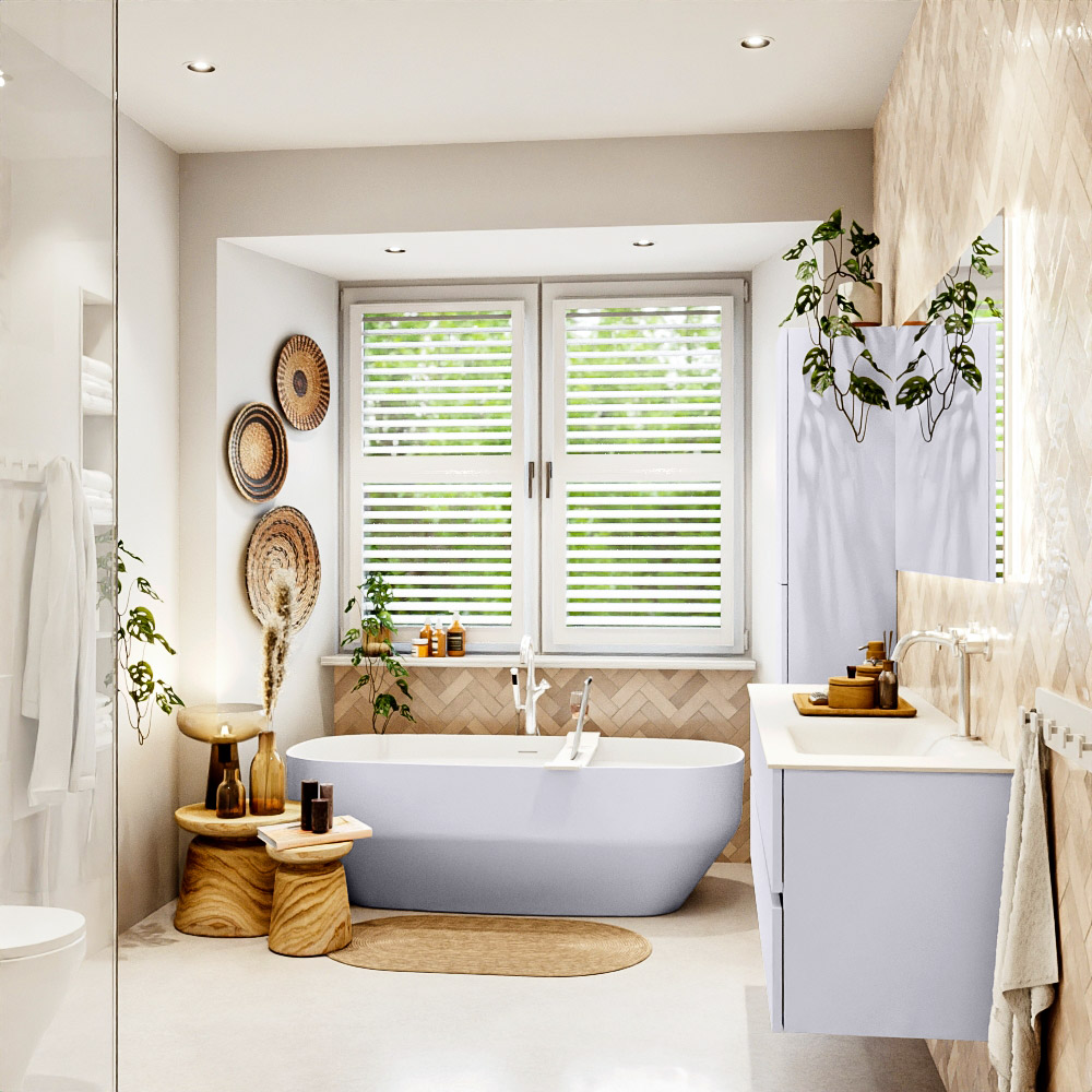 MONDIAZ VICA 150cm mueble de baño Cale 4 cajones. Lavabo CLOUD Derecho 1 orificio color Talc con espejo LED. 3 MONDIAZ VICA 150cm mueble de baño Cale 4 cajones. Lavabo CLOUD Derecho 1 orificio color Talc con espejo LED. - Imagen 3