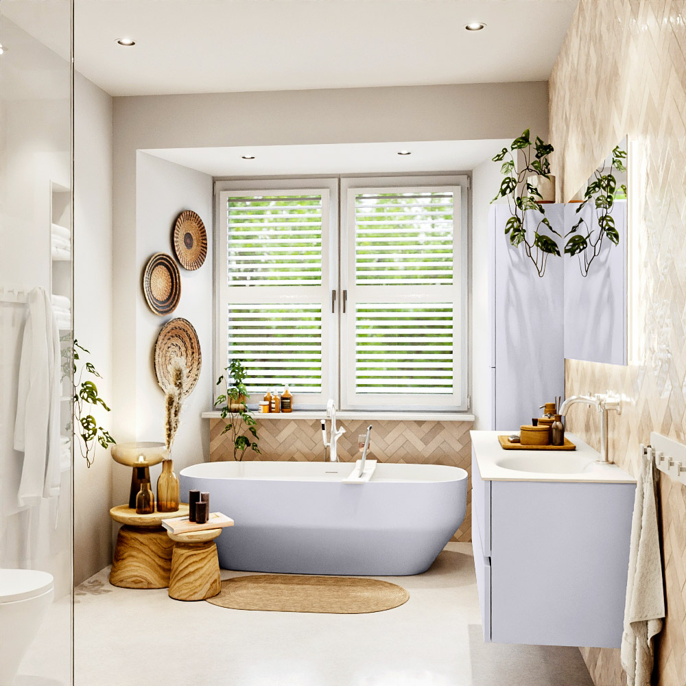 MONDIAZ VICA 140cm mueble de baño Cale 4 cajones. Lavabo MOON Derecho 1 orificio color Talc con espejo LED. 3 MONDIAZ VICA 140cm mueble de baño Cale 4 cajones. Lavabo MOON Derecho 1 orificio color Talc con espejo LED. - Imagen 3