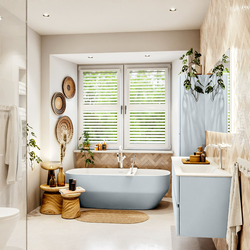 MONDIAZ VICA 150cm mueble de baño Clay 4 cajones. Lavabo CLOUD Derecho 1 orificio color Talc con espejo LED. 3 MONDIAZ VICA 150cm mueble de baño Clay 4 cajones. Lavabo CLOUD Derecho 1 orificio color Talc con espejo LED. - Imagen 3