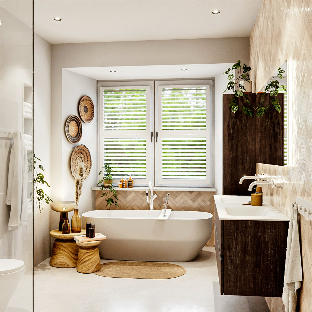 MONDIAZ VICA 150cm mueble de baño Dark Brown 4 cajones. Lavabo CLOUD Doble sin orificio color Talc con espejo LED. 3 MONDIAZ VICA 150cm mueble de baño Dark Brown 4 cajones. Lavabo CLOUD Doble sin orificio color Talc con espejo LED. - Imagen 3