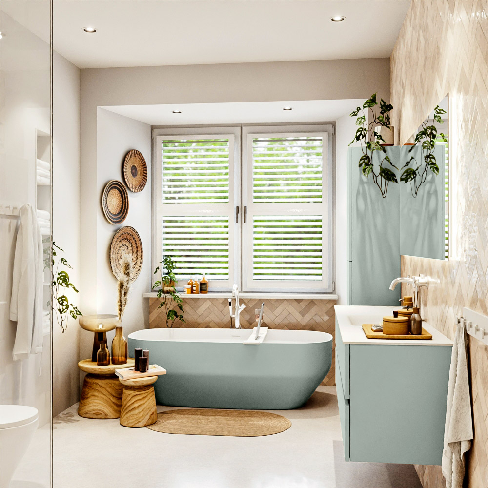 MONDIAZ VICA 150cm mueble de baño Greey 2 cajones. Lavabo CLOUD Centro 1 orificio color Talc con espejo LED. 3 MONDIAZ VICA 150cm mueble de baño Greey 2 cajones. Lavabo CLOUD Centro 1 orificio color Talc con espejo LED. - Imagen 3