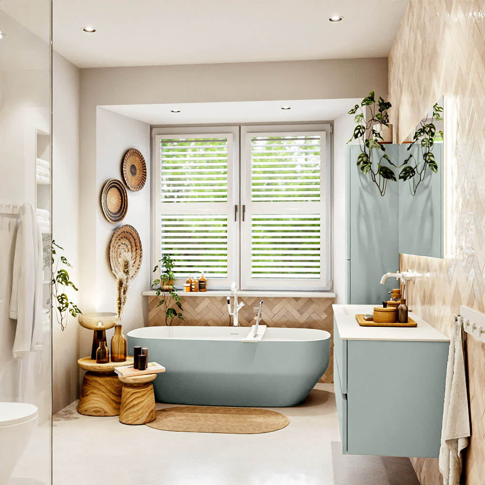 MONDIAZ VICA 140cm mueble de baño Greey 4 cajones. Lavabo CLOUD Izquierda 1 orificio color Talc con espejo LED. 3 MONDIAZ VICA 140cm mueble de baño Greey 4 cajones. Lavabo CLOUD Izquierda 1 orificio color Talc con espejo LED. - Imagen 3