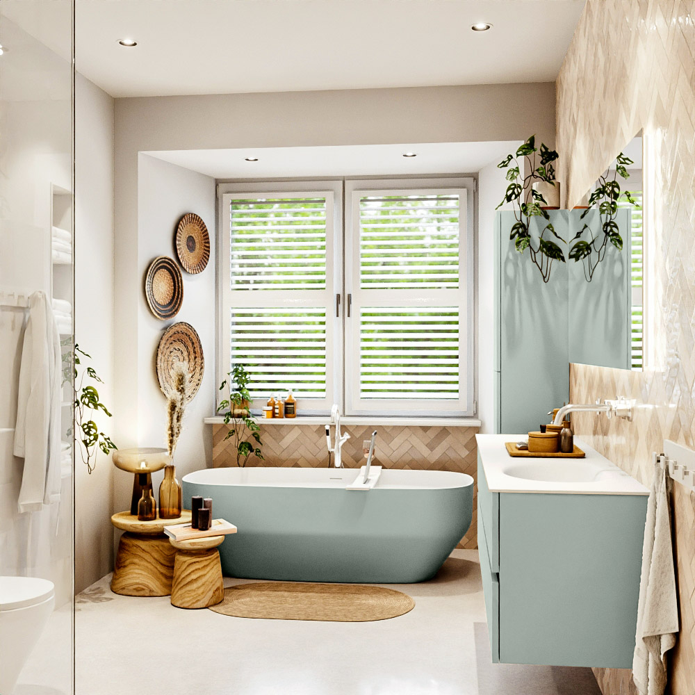 MONDIAZ VICA 160cm mueble de baño Greey 4 cajones. Lavabo MOON Derecho sin orificio color Talc con espejo LED. 3 MONDIAZ VICA 160cm mueble de baño Greey 4 cajones. Lavabo MOON Derecho sin orificio color Talc con espejo LED. - Imagen 3