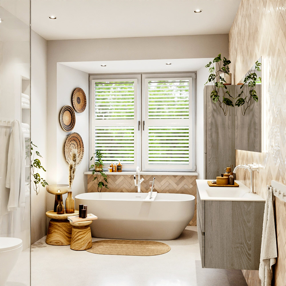 MONDIAZ VICA 140cm mueble de baño Light Brown Grey 2 cajones. Lavabo CLOUD Derecho 1 orificio color Talc con espejo LED. 3 MONDIAZ VICA 140cm mueble de baño Light Brown Grey 2 cajones. Lavabo CLOUD Derecho 1 orificio color Talc con espejo LED. - Imagen 3