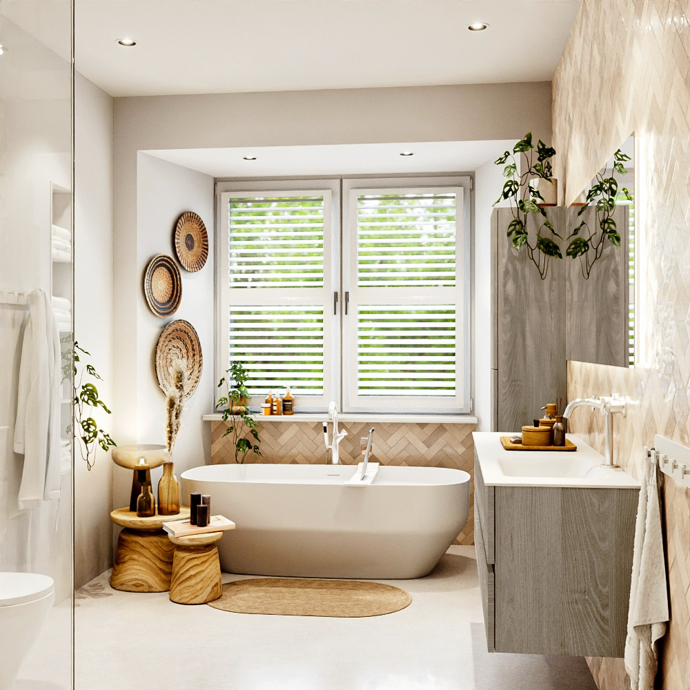 MONDIAZ VICA 150cm mueble de baño Light Brown Grey 2 cajones. Lavabo CLOUD Derecho 1 orificio color Talc con espejo LED. 3 MONDIAZ VICA 150cm mueble de baño Light Brown Grey 2 cajones. Lavabo CLOUD Derecho 1 orificio color Talc con espejo LED. - Imagen 3