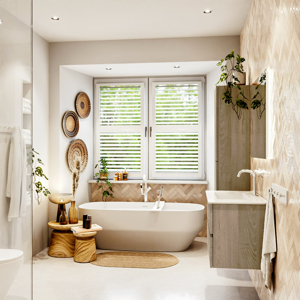 MONDIAZ VICA 80cm mueble de baño Light Brown Grey 2 cajones. Lavabo DENIA Centro 1 orificio, color Blanco brillo. 3 MONDIAZ VICA 80cm mueble de baño Light Brown Grey 2 cajones. Lavabo DENIA Centro 1 orificio, color Blanco brillo. - Imagen 3