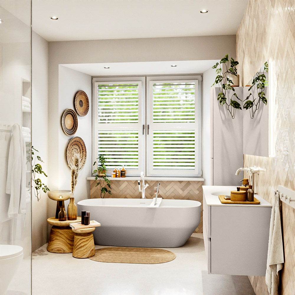 MONDIAZ VICA 130cm mueble de baño Linen 2 cajones. Lavabo MOON Centro 1 orificio color Talc con espejo LED. 3 MONDIAZ VICA 130cm mueble de baño Linen 2 cajones. Lavabo MOON Centro 1 orificio color Talc con espejo LED. - Imagen 3