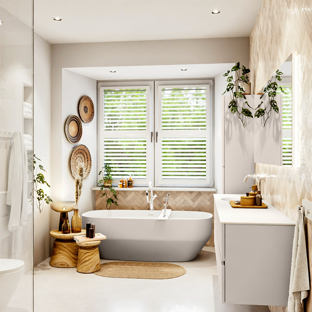 MONDIAZ VICA 180cm mueble de baño Linen 4 cajones. Lavabo MOON Izquierda 1 orificio color Talc con espejo LED. 3 MONDIAZ VICA 180cm mueble de baño Linen 4 cajones. Lavabo MOON Izquierda 1 orificio color Talc con espejo LED. - Imagen 3