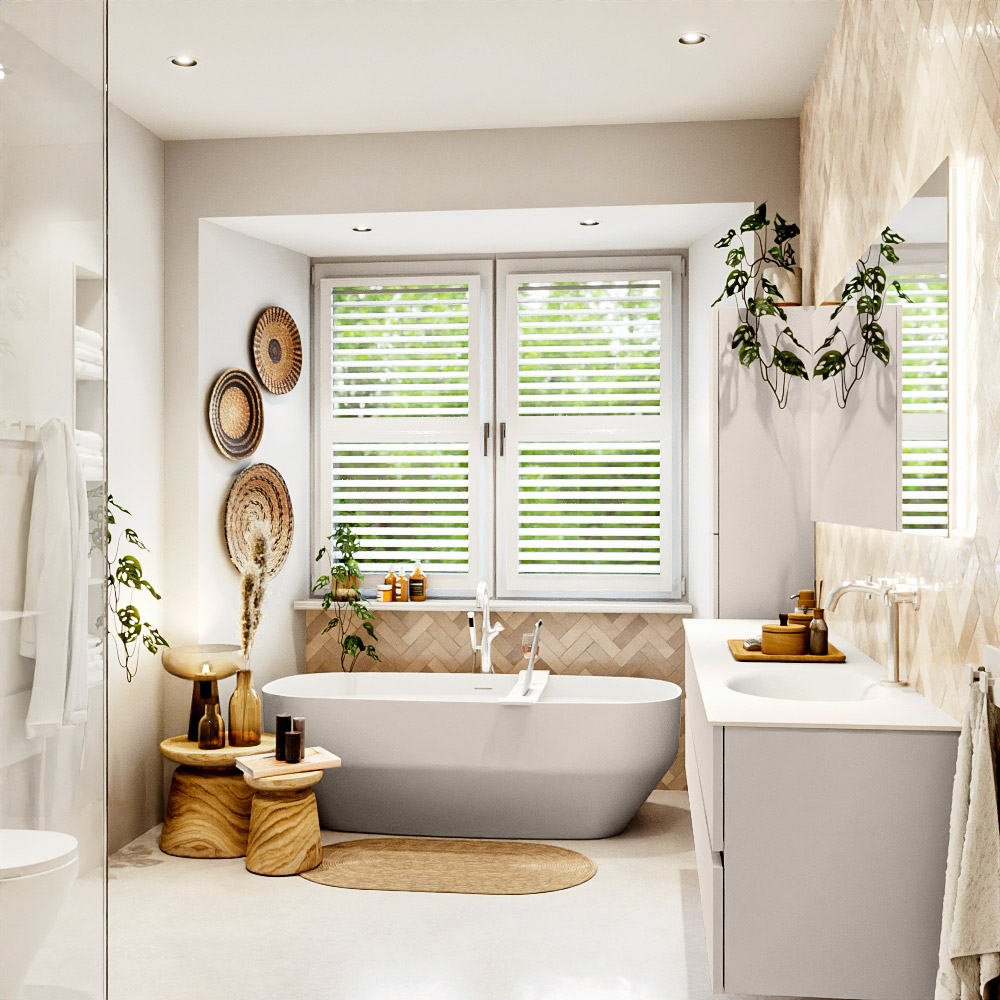 MONDIAZ VICA 200cm mueble de baño Linen 4 cajones. Lavabo MOON Derecho 1 orificio color Talc con espejo LED. 3 MONDIAZ VICA 200cm mueble de baño Linen 4 cajones. Lavabo MOON Derecho 1 orificio color Talc con espejo LED. - Imagen 3