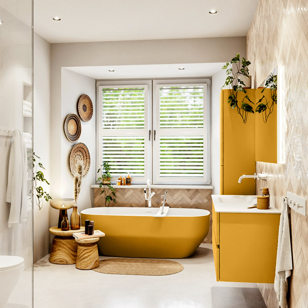 MONDIAZ VICA 110cm mueble de baño Ocher 2 cajones. Lavabo CLOUD Izquierda sin orificio color Talc con espejo LED. 3 MONDIAZ VICA 110cm mueble de baño Ocher 2 cajones. Lavabo CLOUD Izquierda sin orificio color Talc con espejo LED. - Imagen 3