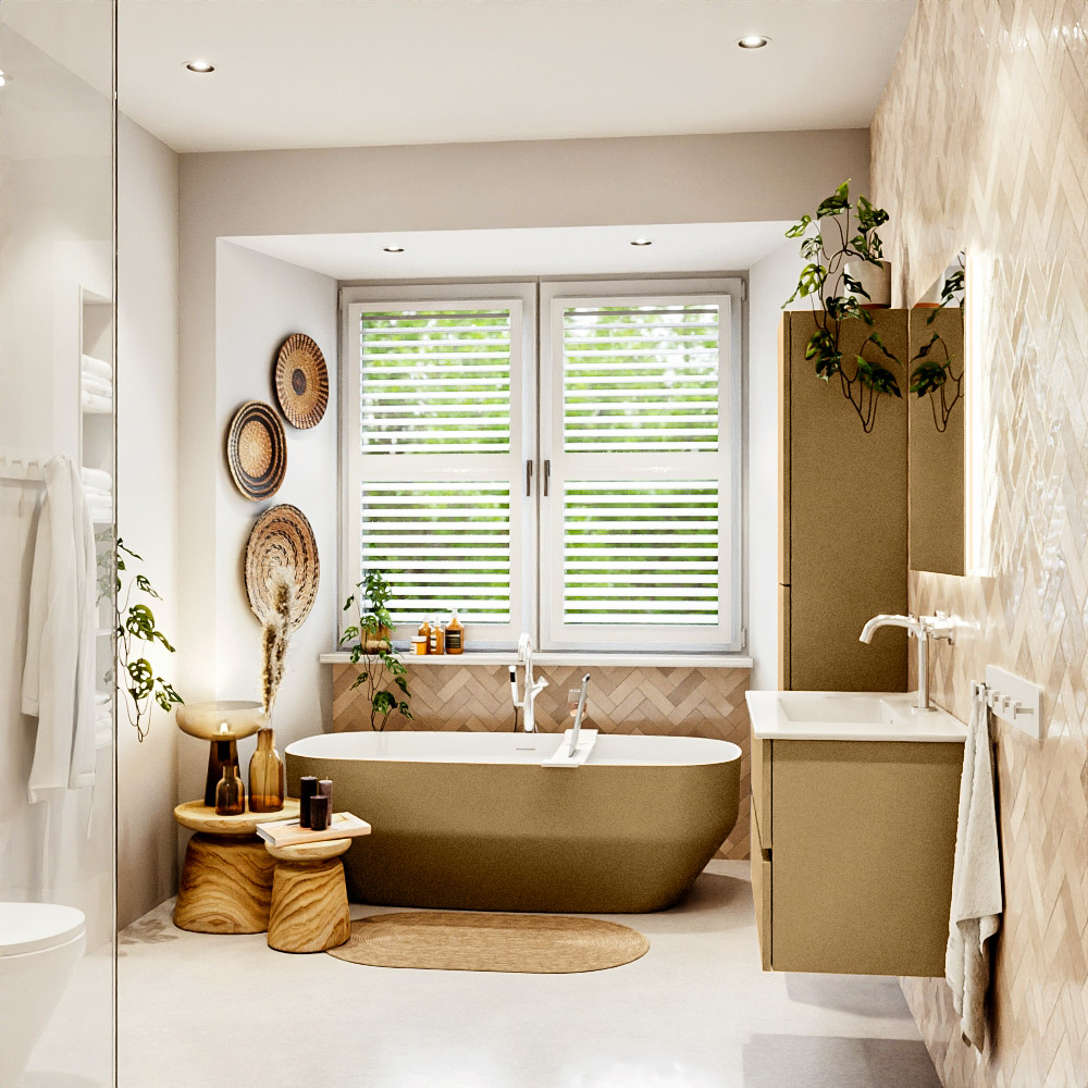 MONDIAZ VICA 80cm mueble de baño Oro 2 cajones. Lavabo DENIA Centro 1 orificio, color Blanco brillo. 3 MONDIAZ VICA 80cm mueble de baño Oro 2 cajones. Lavabo DENIA Centro 1 orificio, color Blanco brillo. - Imagen 3