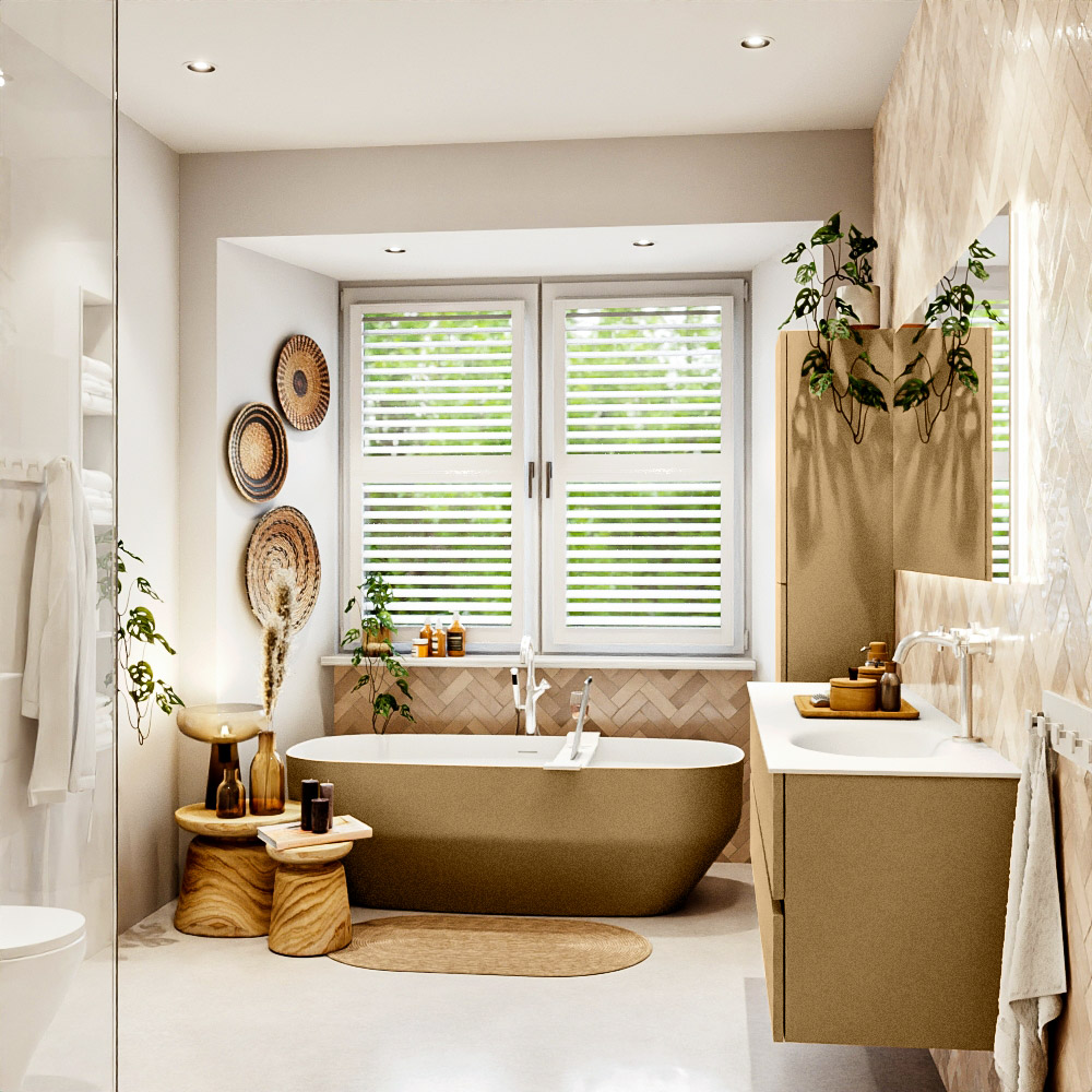 MONDIAZ VICA 160cm mueble de baño Oro 4 cajones. Lavabo MOON Derecho 1 orificio color Talc con espejo LED. 3 MONDIAZ VICA 160cm mueble de baño Oro 4 cajones. Lavabo MOON Derecho 1 orificio color Talc con espejo LED. - Imagen 3