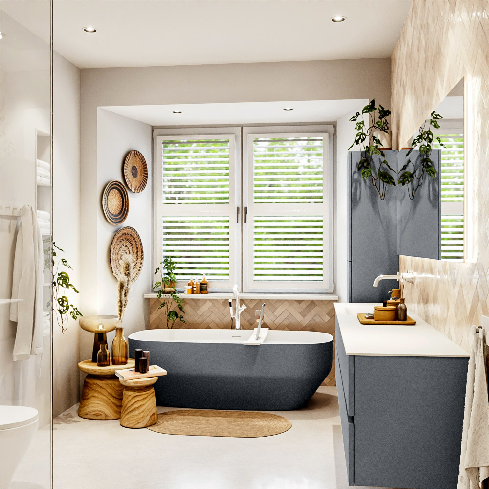 MONDIAZ VICA 200cm mueble de baño Plata 4 cajones. Lavabo CLOUD Izquierda sin orificio color Talc con espejo LED. 3 MONDIAZ VICA 200cm mueble de baño Plata 4 cajones. Lavabo CLOUD Izquierda sin orificio color Talc con espejo LED. - Imagen 3