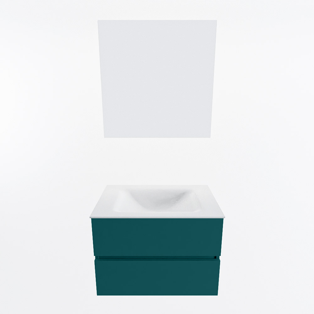 MONDIAZ VICA 70cm mueble de baño Smag 2 cajones. Lavabo CLOUD Centro sin orificio color Talc con espejo LED. 5 MONDIAZ VICA 70cm mueble de baño Smag 2 cajones. Lavabo CLOUD Centro sin orificio color Talc con espejo LED. - Imagen 5