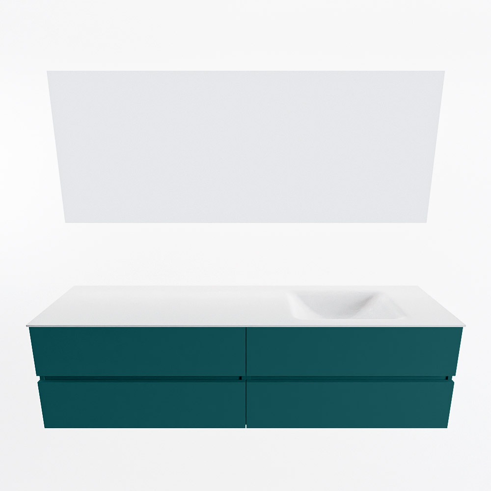 MONDIAZ VICA 180cm mueble de baño Smag 4 cajones. Lavabo CLOUD Derecho 1 orificio color Talc con espejo LED. 5 MONDIAZ VICA 180cm mueble de baño Smag 4 cajones. Lavabo CLOUD Derecho 1 orificio color Talc con espejo LED. - Imagen 5