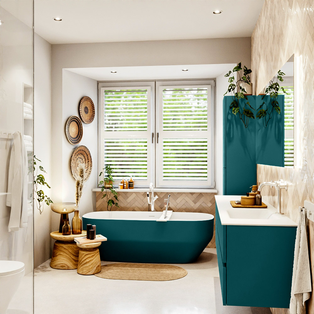 MONDIAZ VICA 180cm mueble de baño Smag 4 cajones. Lavabo CLOUD Derecho 1 orificio color Talc con espejo LED. 3 MONDIAZ VICA 180cm mueble de baño Smag 4 cajones. Lavabo CLOUD Derecho 1 orificio color Talc con espejo LED. - Imagen 3