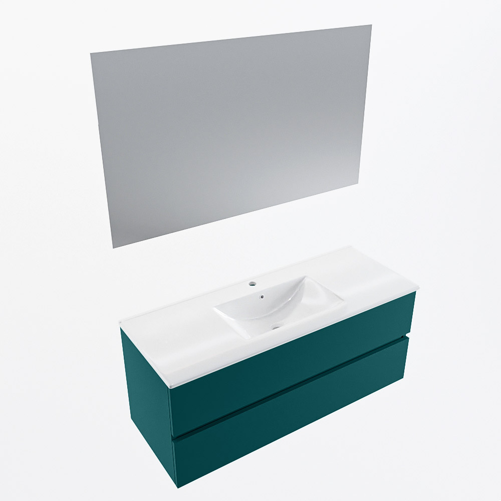 MONDIAZ VICA 120cm mueble de baño Smag 2 cajones. Lavabo DENIA Centro 1 orificio color Blanco brillo con espejo LED. 6 MONDIAZ VICA 120cm mueble de baño Smag 2 cajones. Lavabo DENIA Centro 1 orificio color Blanco brillo con espejo LED. - Imagen 6