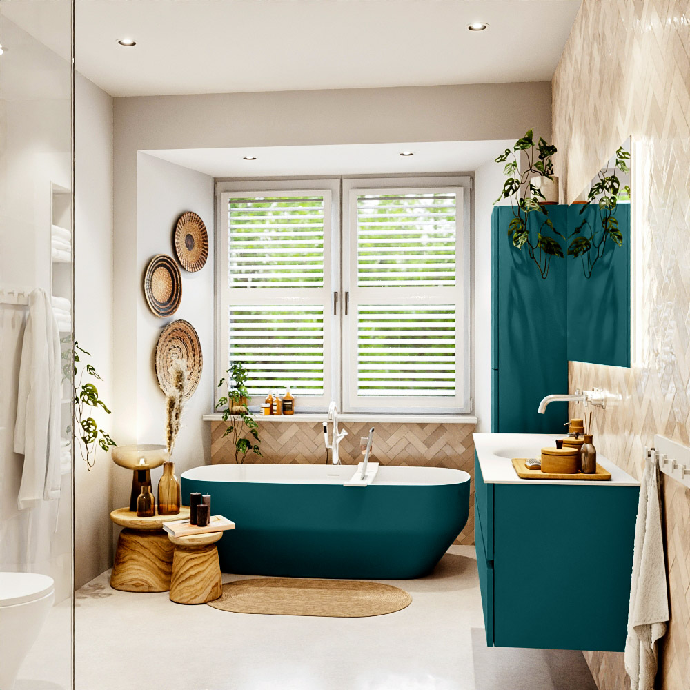 MONDIAZ VICA 140cm mueble de baño Smag 2 cajones. Lavabo MOON Centro sin orificio color Talc con espejo LED. 3 MONDIAZ VICA 140cm mueble de baño Smag 2 cajones. Lavabo MOON Centro sin orificio color Talc con espejo LED. - Imagen 3