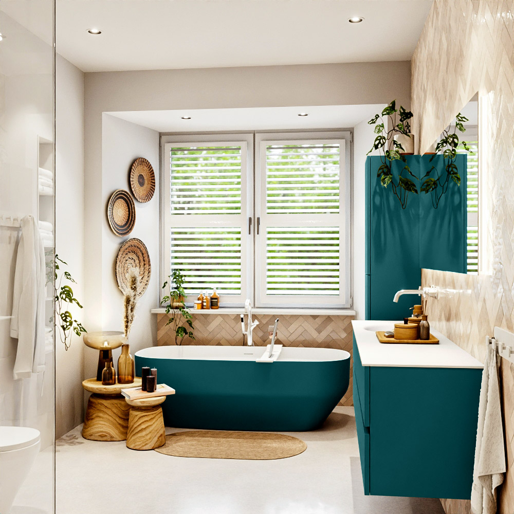 MONDIAZ VICA 170cm mueble de baño Smag 4 cajones. Lavabo MOON Izquierda sin orificio color Talc con espejo LED. 3 MONDIAZ VICA 170cm mueble de baño Smag 4 cajones. Lavabo MOON Izquierda sin orificio color Talc con espejo LED. - Imagen 3