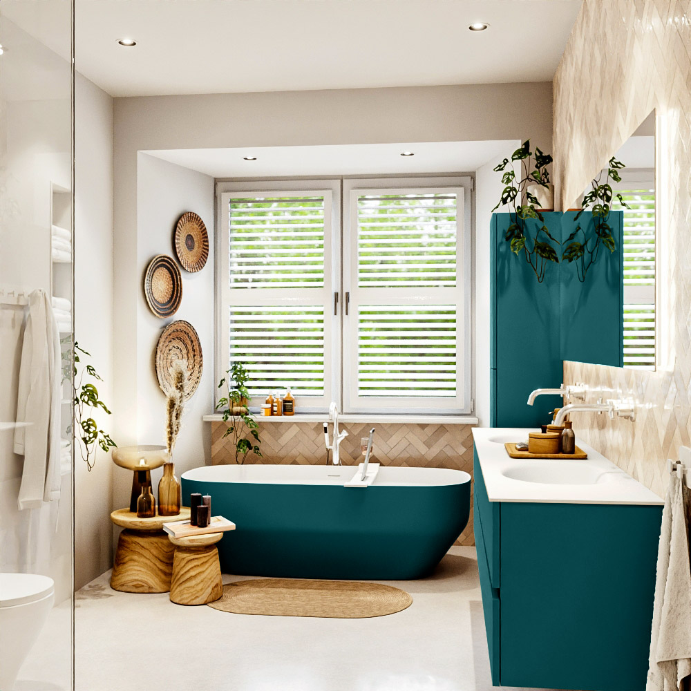 MONDIAZ VICA 200cm mueble de baño Smag 4 cajones. Lavabo MOON Doble sin orificio color Talc con espejo LED. 3 MONDIAZ VICA 200cm mueble de baño Smag 4 cajones. Lavabo MOON Doble sin orificio color Talc con espejo LED. - Imagen 3