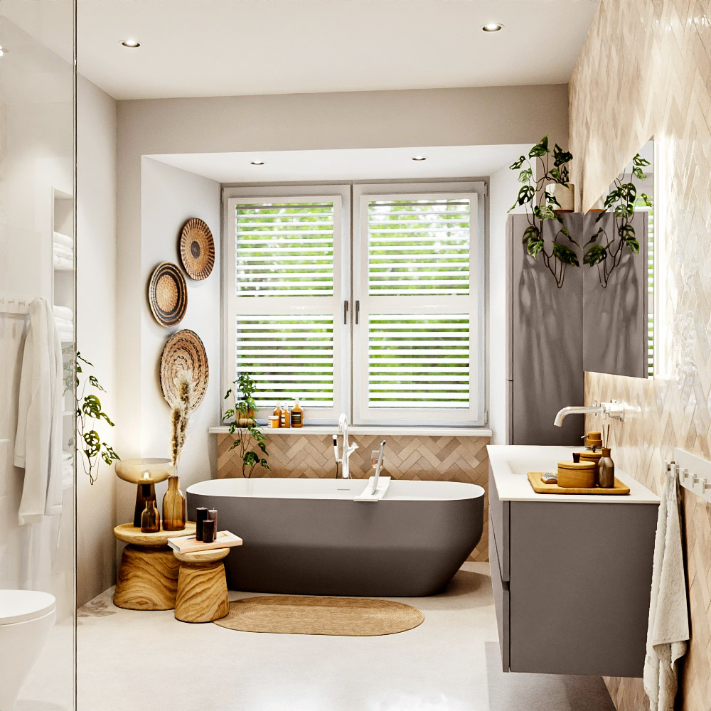 MONDIAZ VICA 150cm mueble de baño Smoke 2 cajones. Lavabo CLOUD Centro sin orificio color Talc con espejo LED. 3 MONDIAZ VICA 150cm mueble de baño Smoke 2 cajones. Lavabo CLOUD Centro sin orificio color Talc con espejo LED. - Imagen 3