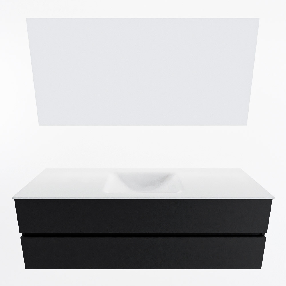 MONDIAZ VICA 150cm mueble de baño Urban 2 cajones. Lavabo CLOUD Centro sin orificio color Talc con espejo LED. 5 MONDIAZ VICA 150cm mueble de baño Urban 2 cajones. Lavabo CLOUD Centro sin orificio color Talc con espejo LED. - Imagen 5