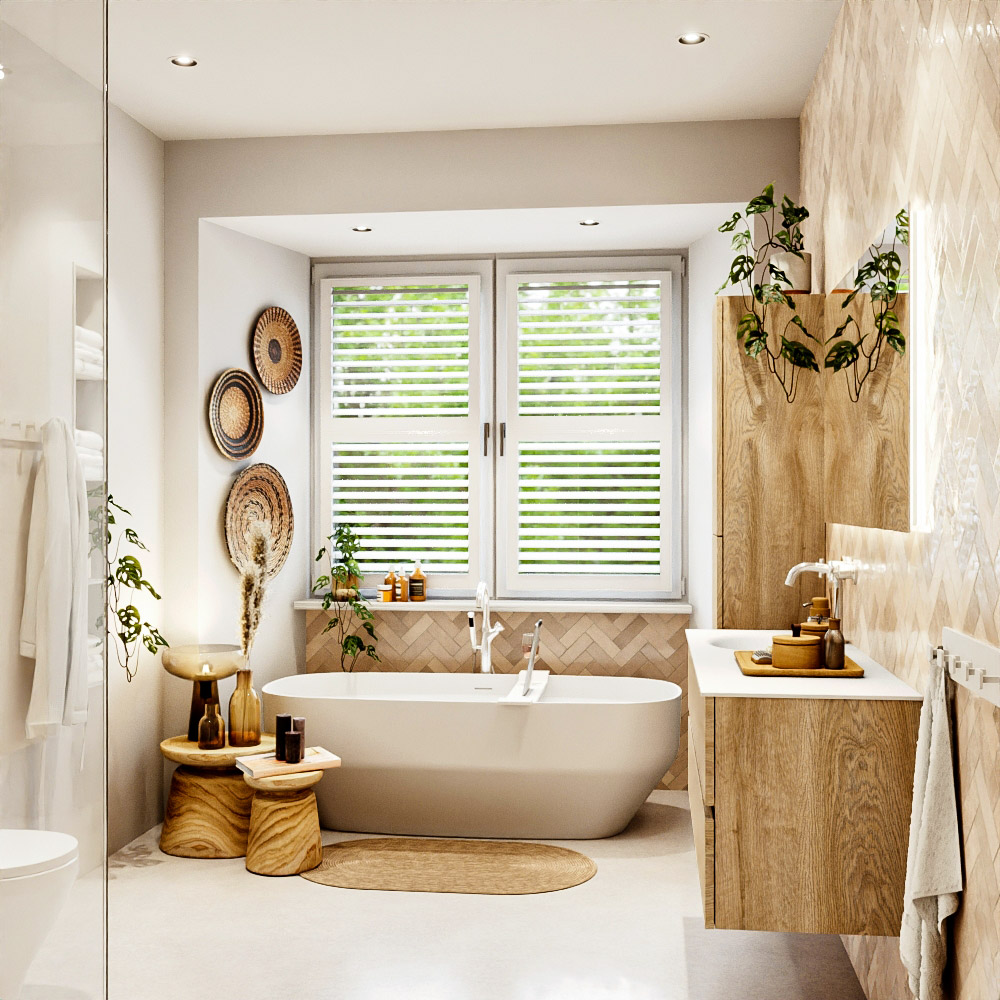 MONDIAZ VICA 130cm mueble de baño Washed Oak 2 cajones. Lavabo MOON Izquierda 1 orificio color Talc con espejo LED. 3 MONDIAZ VICA 130cm mueble de baño Washed Oak 2 cajones. Lavabo MOON Izquierda 1 orificio color Talc con espejo LED. - Imagen 3