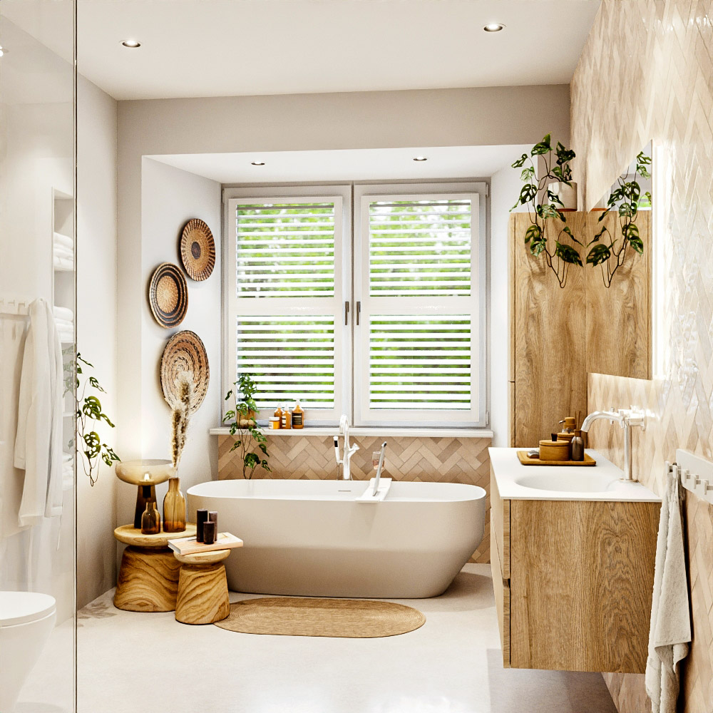 MONDIAZ VICA 140cm mueble de baño Washed Oak 2 cajones. Lavabo MOON Derecho 1 orificio color Talc con espejo LED. 3 MONDIAZ VICA 140cm mueble de baño Washed Oak 2 cajones. Lavabo MOON Derecho 1 orificio color Talc con espejo LED. - Imagen 3