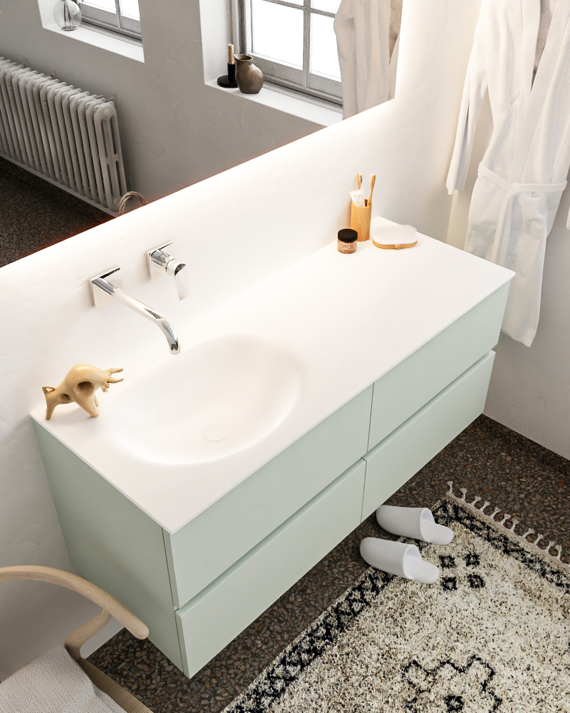 MONDIAZ VICA 120cm mueble de baño Greey 4 cajones lavabo MOON Izquierda sin orificio con espejo LED. 1 MONDIAZ VICA 120cm mueble de baño Greey 4 cajones lavabo MOON Izquierda sin orificio con espejo LED.