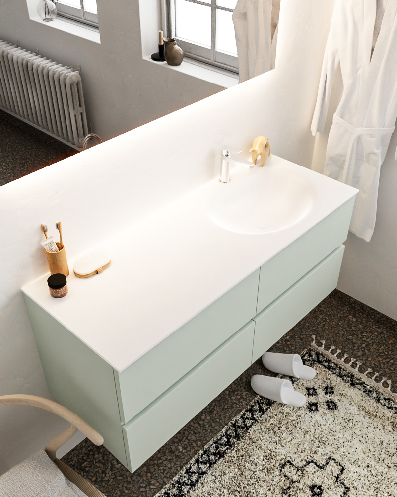 MONDIAZ VICA 120cm mueble de baño Greey 4 cajones lavabo MOON Derecho 1 orificio con espejo LED. 1 MONDIAZ VICA 120cm mueble de baño Greey 4 cajones lavabo MOON Derecho 1 orificio con espejo LED.