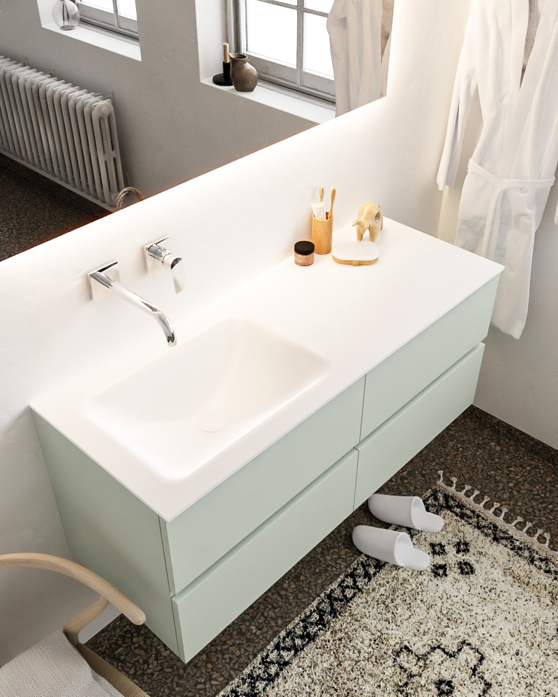 MONDIAZ VICA 120cm mueble de baño Greey 4 cajones lavabo CLOUD Izquierda sin orificio con espejo LED. 1 MONDIAZ VICA 120cm mueble de baño Greey 4 cajones lavabo CLOUD Izquierda sin orificio con espejo LED.