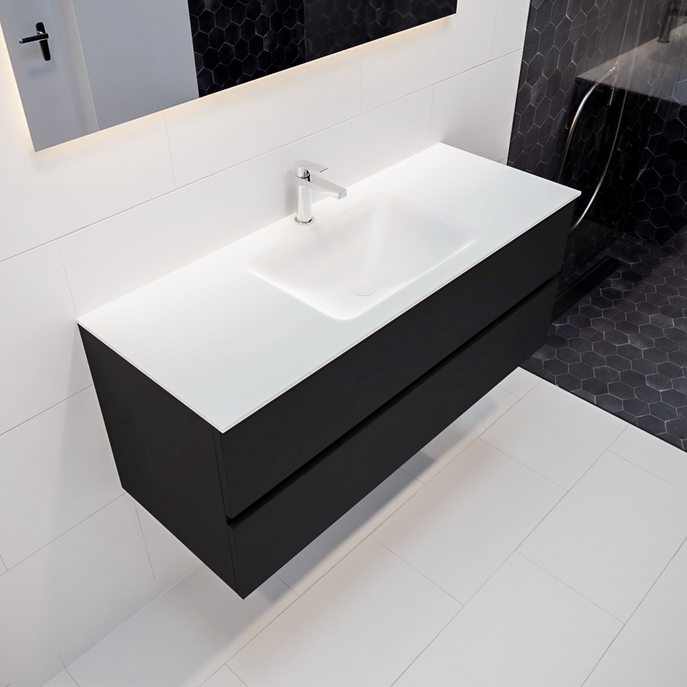 MONDIAZ VICA 120cm mueble de baño Urban 2 cajones lavabo CLOUD Centro 1 orificio con espejo LED. 1 MONDIAZ VICA 120cm mueble de baño Urban 2 cajones lavabo CLOUD Centro 1 orificio con espejo LED.