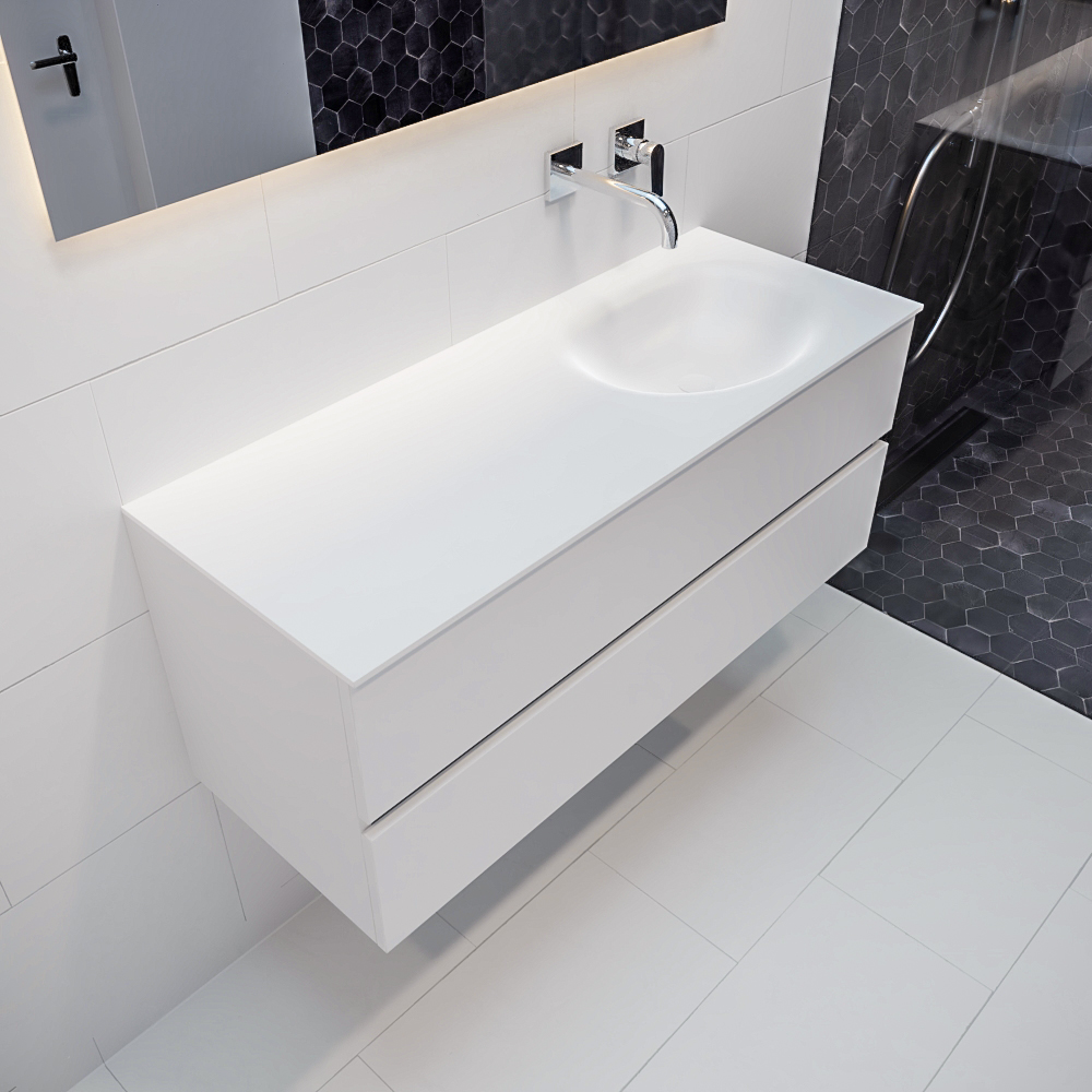 MONDIAZ VICA 120cm mueble de baño Talc 2 cajones lavabo MOON Derecho sin orificio con espejo LED. 1 MONDIAZ VICA 120cm mueble de baño Talc 2 cajones lavabo MOON Derecho sin orificio con espejo LED.