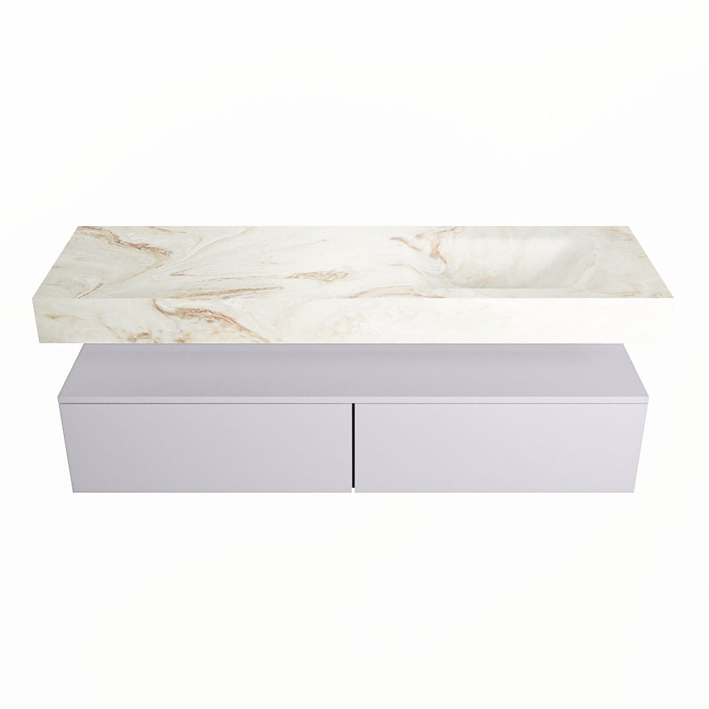 MONDIAZ ALAN-DLUX 150cm mueble de baño Cale 2 cajones. Lavabo CLOUD Derecho 1 orificio color Frappe. 4 MONDIAZ ALAN-DLUX 150cm mueble de baño Cale 2 cajones. Lavabo CLOUD Derecho 1 orificio color Frappe. - Imagen 4