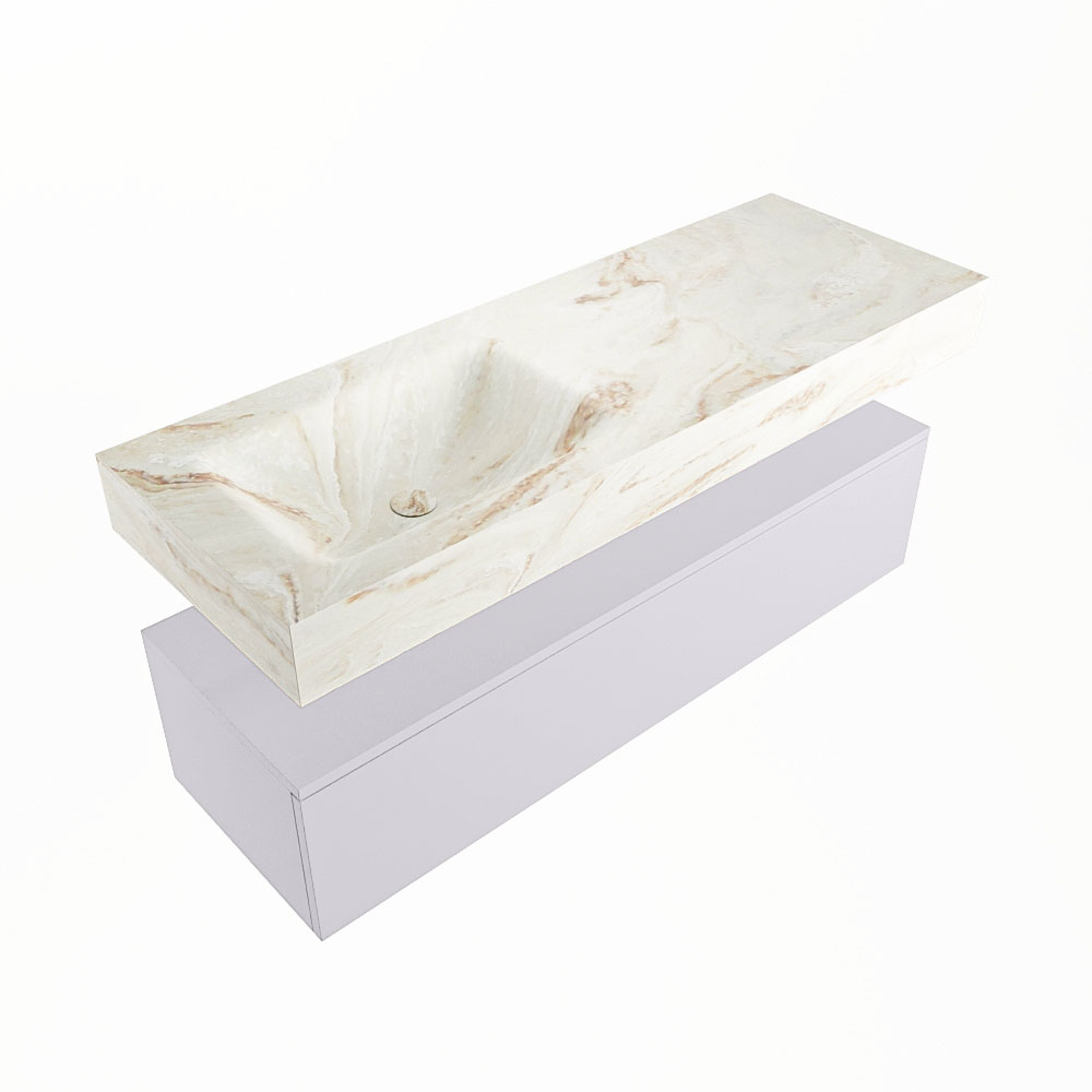 MONDIAZ ALAN-DLUX 130cm mueble de baño Cale 1 cajón. Lavabo CLOUD Izquierda sin orificios color Frappe. 5 MONDIAZ ALAN-DLUX 130cm mueble de baño Cale 1 cajón. Lavabo CLOUD Izquierda sin orificios color Frappe. - Imagen 5