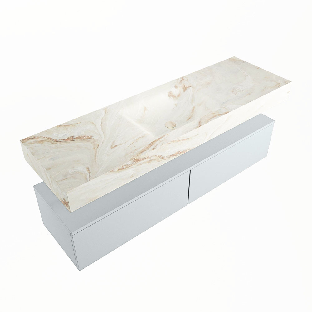 MONDIAZ ALAN-DLUX 150cm mueble de baño Clay 2 cajones. Lavabo CLOUD Centro sin orificios color Frappe. 5 MONDIAZ ALAN-DLUX 150cm mueble de baño Clay 2 cajones. Lavabo CLOUD Centro sin orificios color Frappe. - Imagen 5