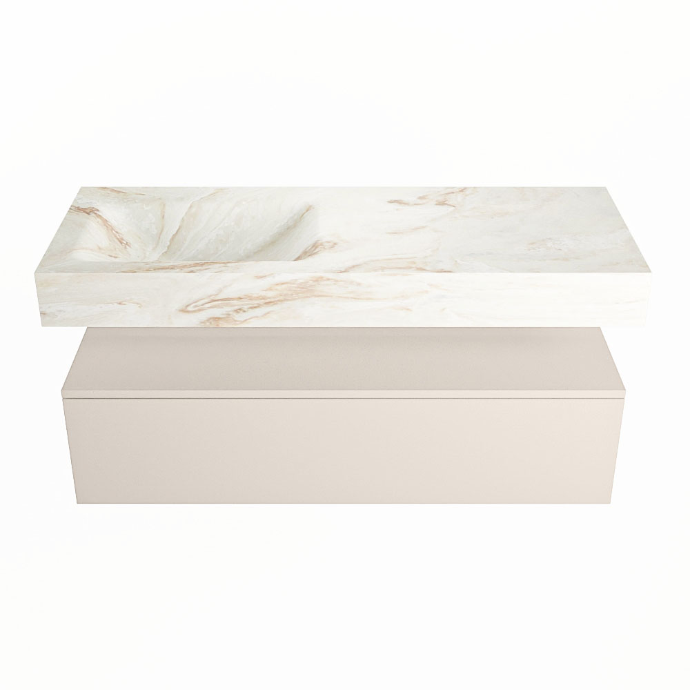 MONDIAZ ALAN-DLUX 120cm mueble de baño Linen 1 cajón. Lavabo CLOUD Izquierda sin orificios color Frappe. 4 MONDIAZ ALAN-DLUX 120cm mueble de baño Linen 1 cajón. Lavabo CLOUD Izquierda sin orificios color Frappe. - Imagen 4