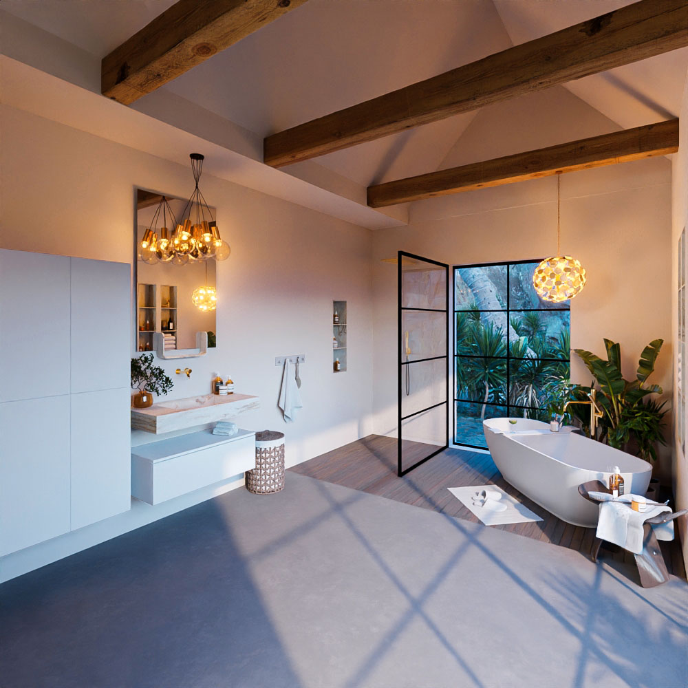 MONDIAZ ALAN-DLUX 90cm mueble de baño Talc 1 cajón. Lavabo CLOUD Centro sin orificios color Frappe. 3 MONDIAZ ALAN-DLUX 90cm mueble de baño Talc 1 cajón. Lavabo CLOUD Centro sin orificios color Frappe. - Imagen 3