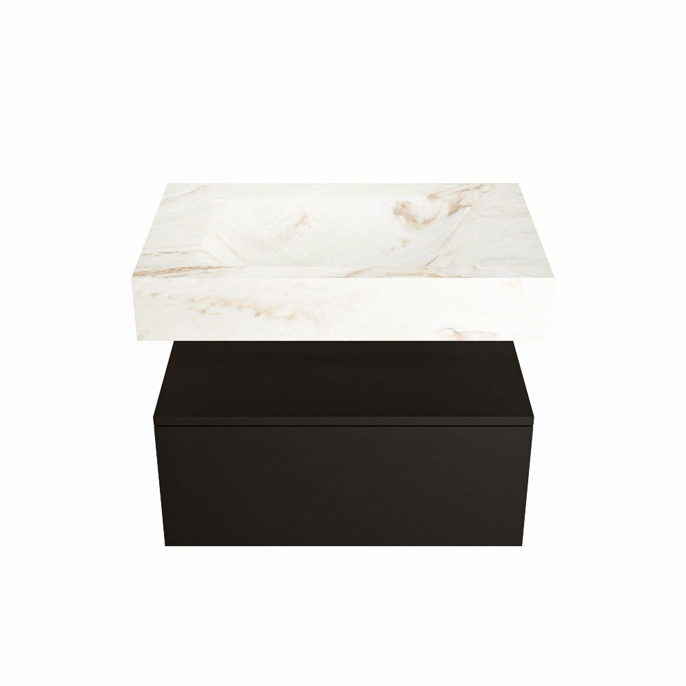 MONDIAZ ALAN-DLUX 70cm mueble de baño Urban 1 cajón. Lavabo CLOUD Centro 1 orificio color Frappe. 4 MONDIAZ ALAN-DLUX 70cm mueble de baño Urban 1 cajón. Lavabo CLOUD Centro 1 orificio color Frappe. - Imagen 4