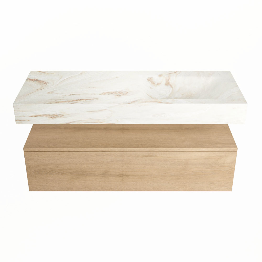 MONDIAZ ALAN-DLUX 120cm mueble de baño Washed Oak 1 cajón. Lavabo CLOUD Derecho sin orificios color Frappe. 4 MONDIAZ ALAN-DLUX 120cm mueble de baño Washed Oak 1 cajón. Lavabo CLOUD Derecho sin orificios color Frappe. - Imagen 4