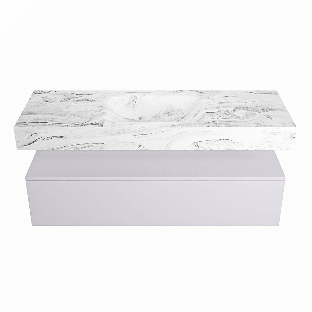 MONDIAZ ALAN-DLUX 130cm mueble de baño Cale 1 cajón. Lavabo CLOUD Centro 1 orificio color Glace. 4 MONDIAZ ALAN-DLUX 130cm mueble de baño Cale 1 cajón. Lavabo CLOUD Centro 1 orificio color Glace. - Imagen 4